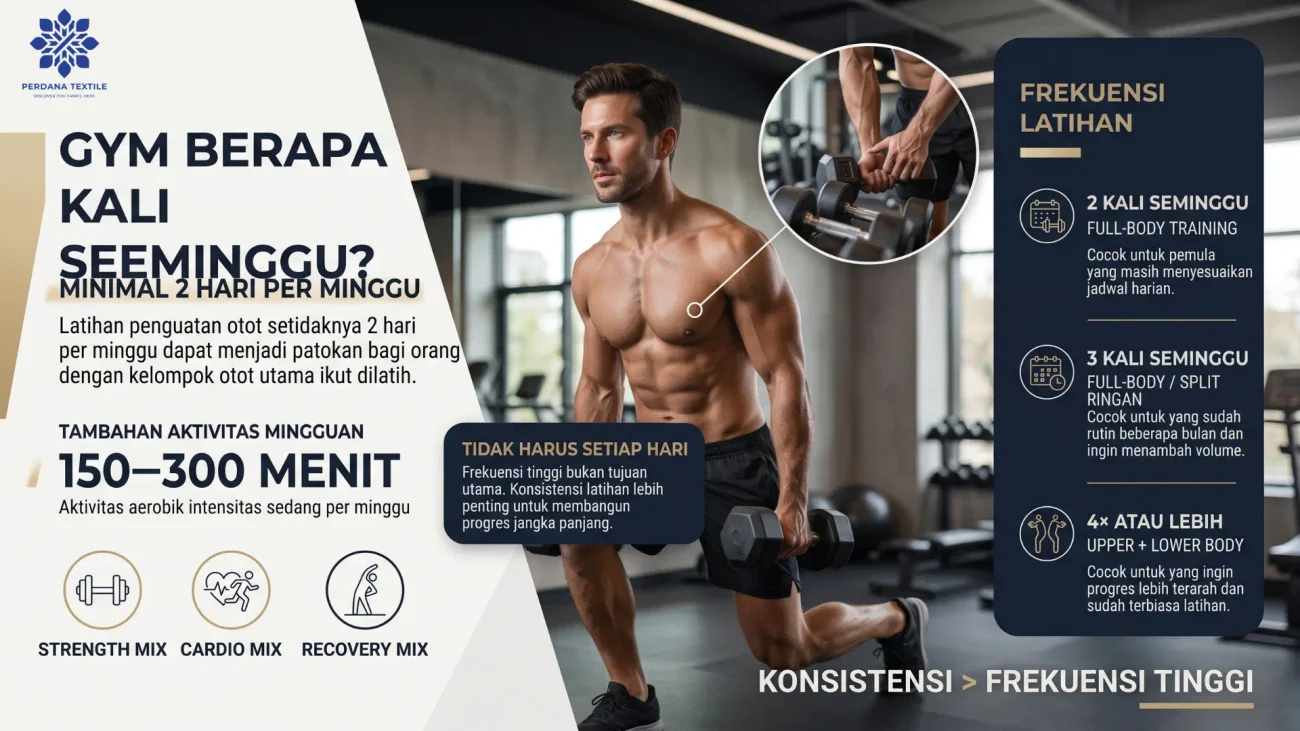 Idealnya Gym Berapa Kali Seminggu?