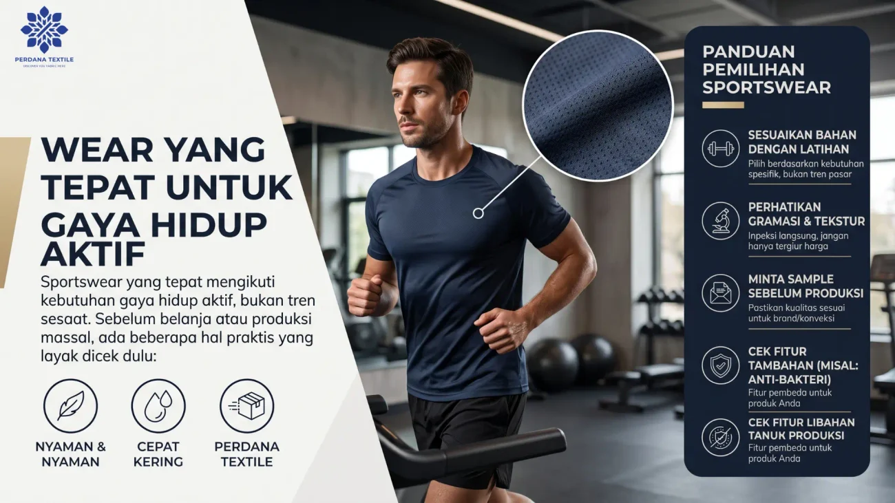 Sportswear yang Tepat untuk Gaya Hidup Aktif