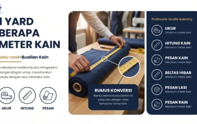 1 Yard Berapa Meter Kain
