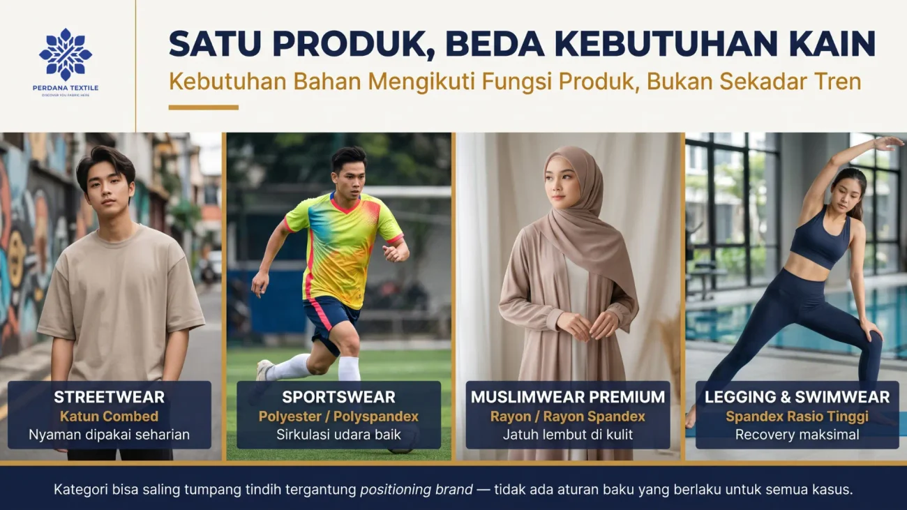 Kenapa Satu Produk Fashion Bisa Butuh Lebih dari Satu Jenis Kain