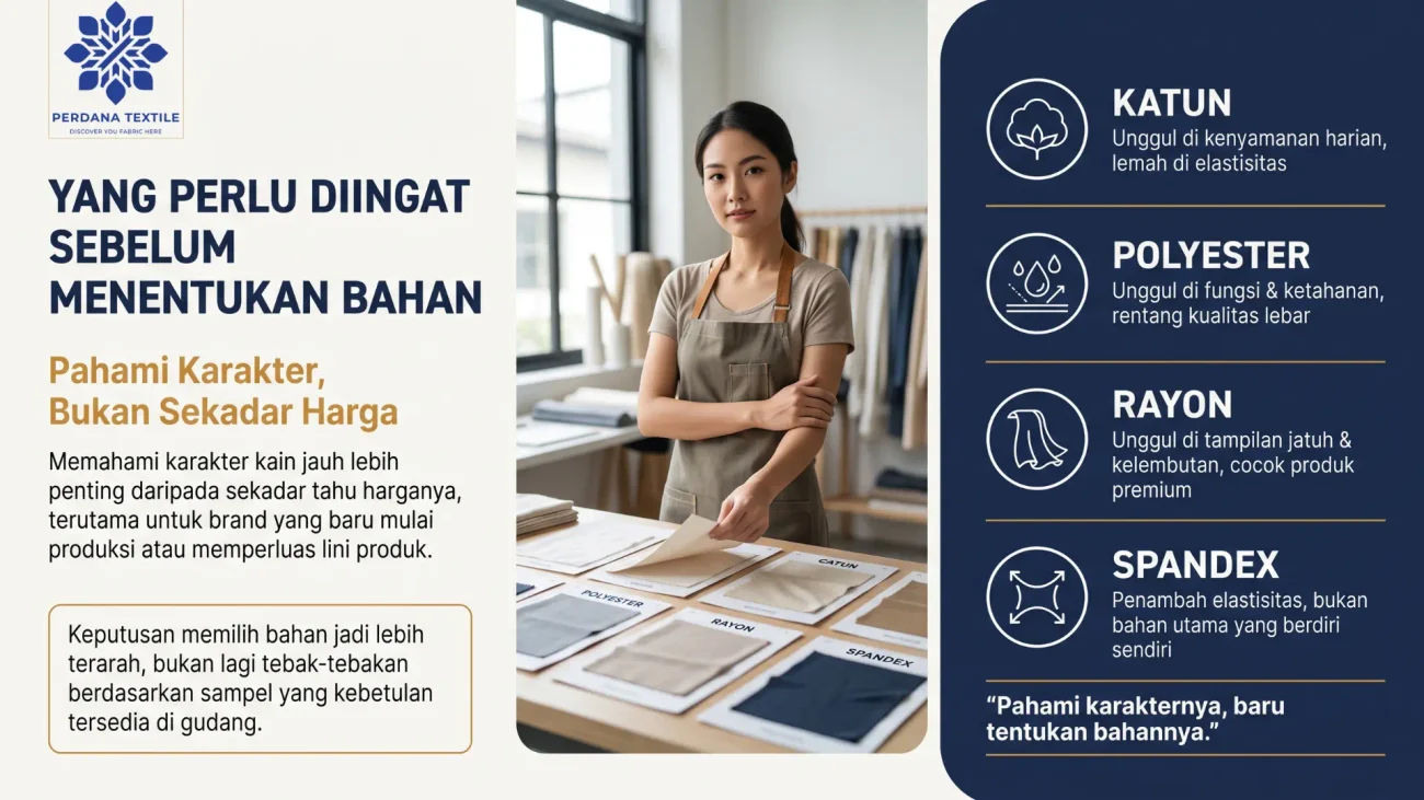 Yang Perlu Diingat Sebelum Menentukan Bahan