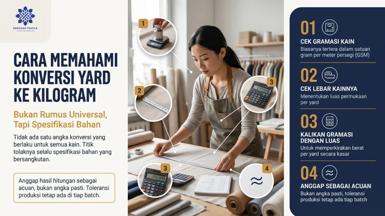 Cara Memahami Konversi Yard ke Kilogram