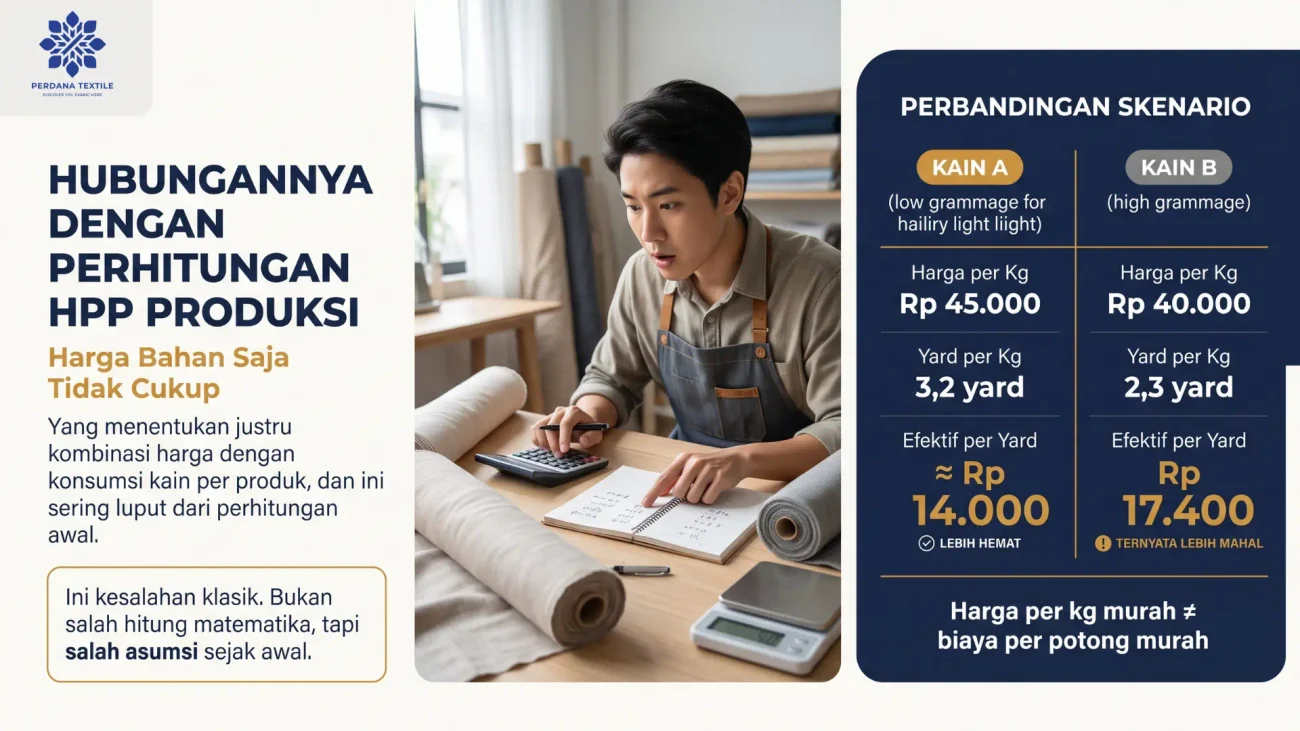 Hubungannya dengan Perhitungan HPP Produksi