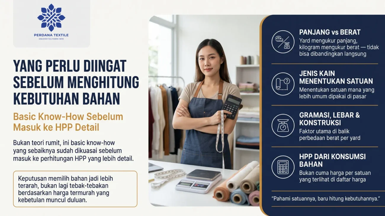 Yang Perlu Diingat Sebelum Menghitung Kebutuhan Bahan