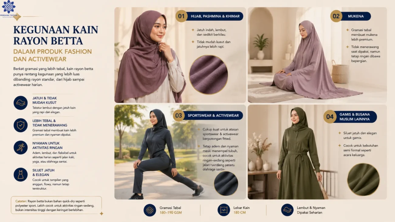Kegunaan Kain Rayon Betta