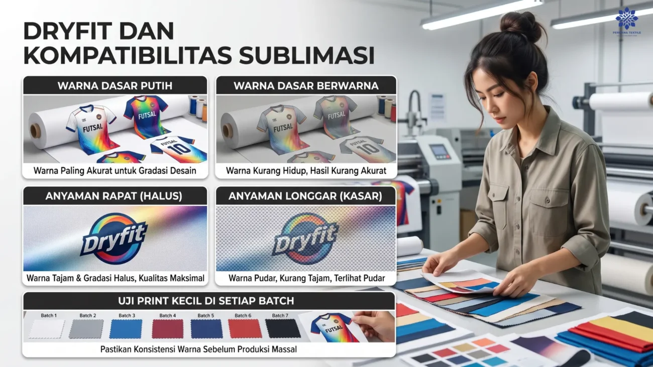 Dryfit dan Kompatibilitas Sublimasi