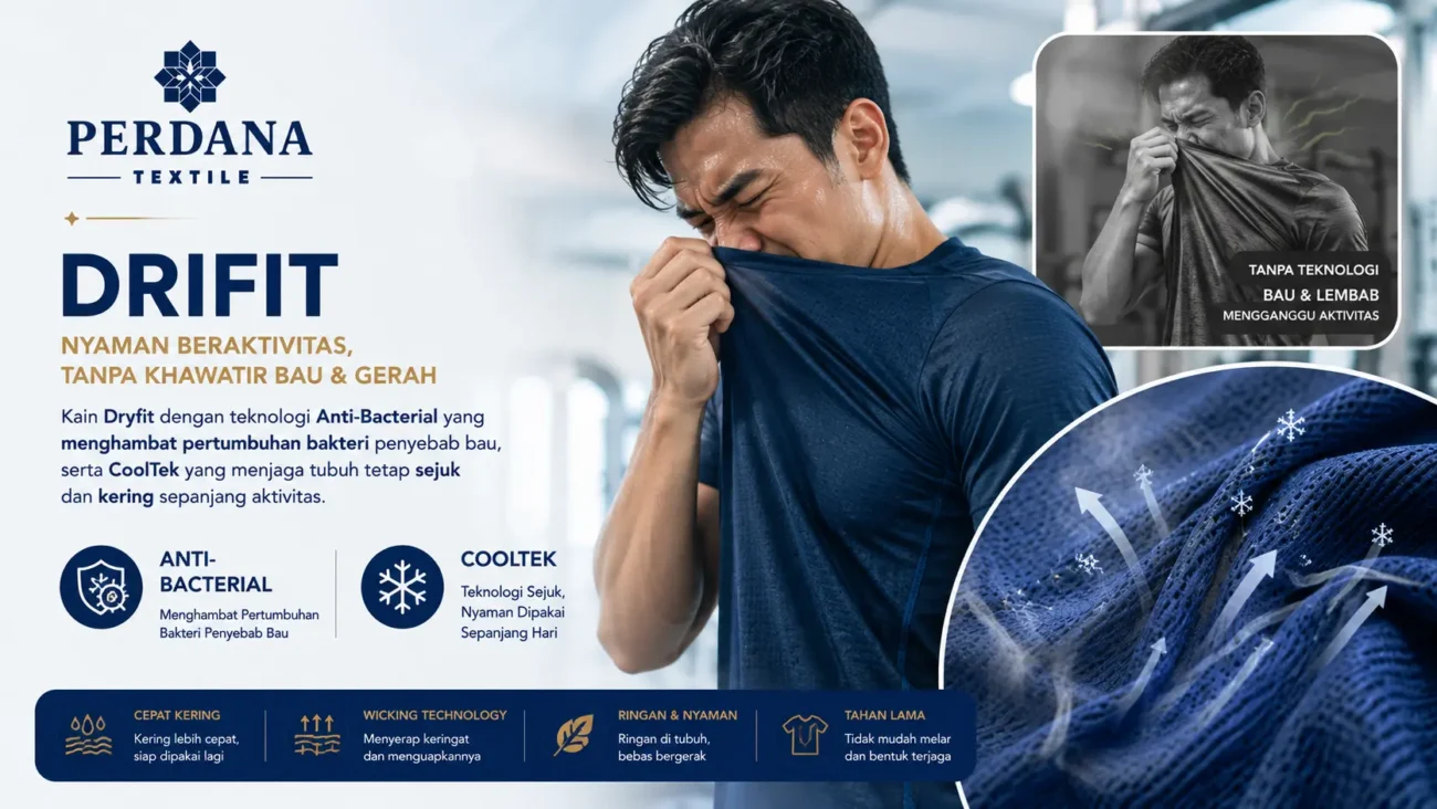 Teknologi Dryfit di Perdana Textile