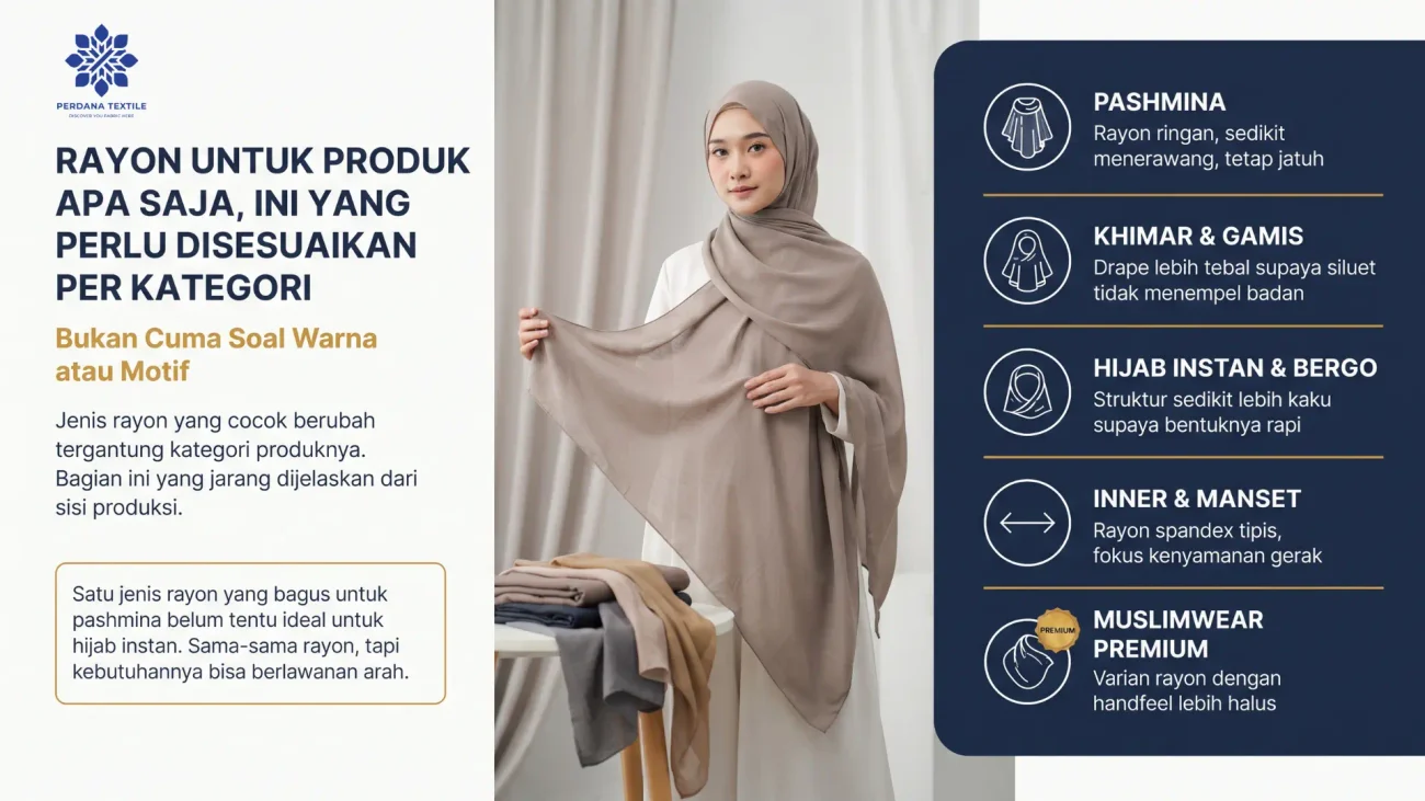 Rayon untuk Produk Apa Saja, Ini yang Perlu Disesuaikan per Kategori