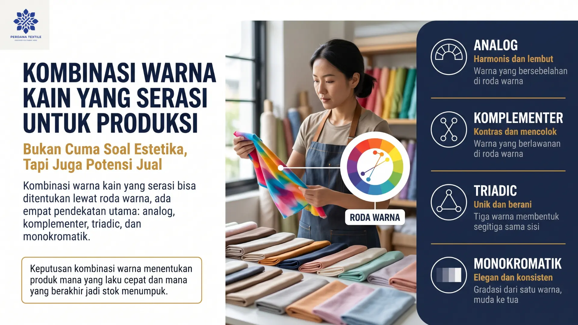 Kombinasi Warna Kain