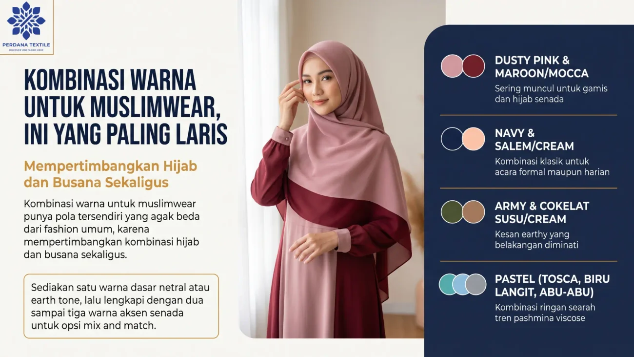Kombinasi Warna untuk Muslimwear, Ini yang Paling Laris
