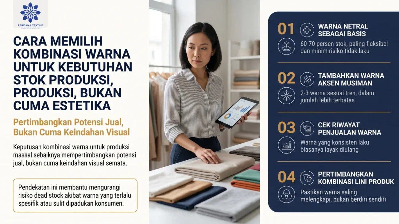 Cara Memilih Kombinasi Warna untuk Kebutuhan Stok Produksi, Bukan Cuma Estetika