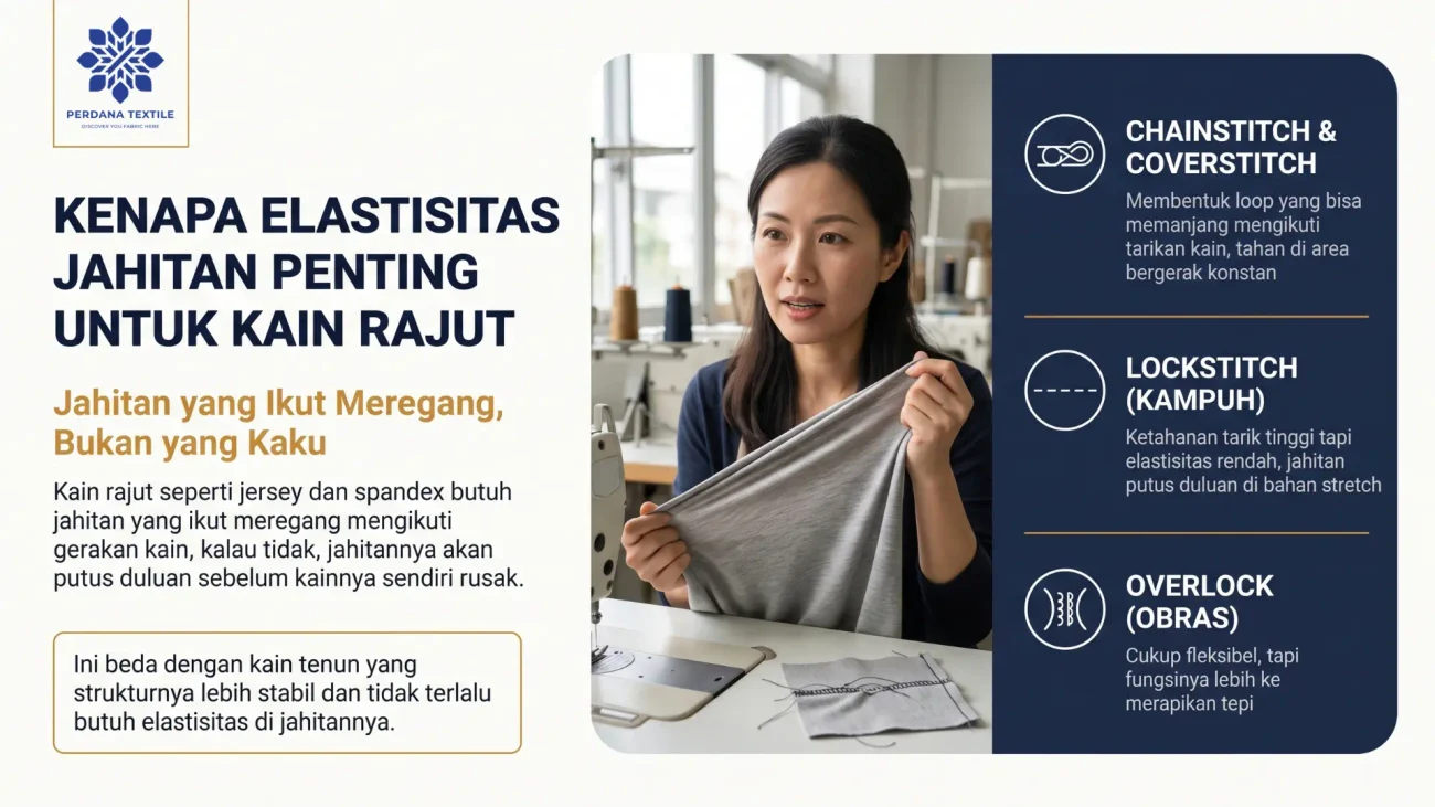 Kenapa Elastisitas Jahitan Penting untuk Kain Rajut