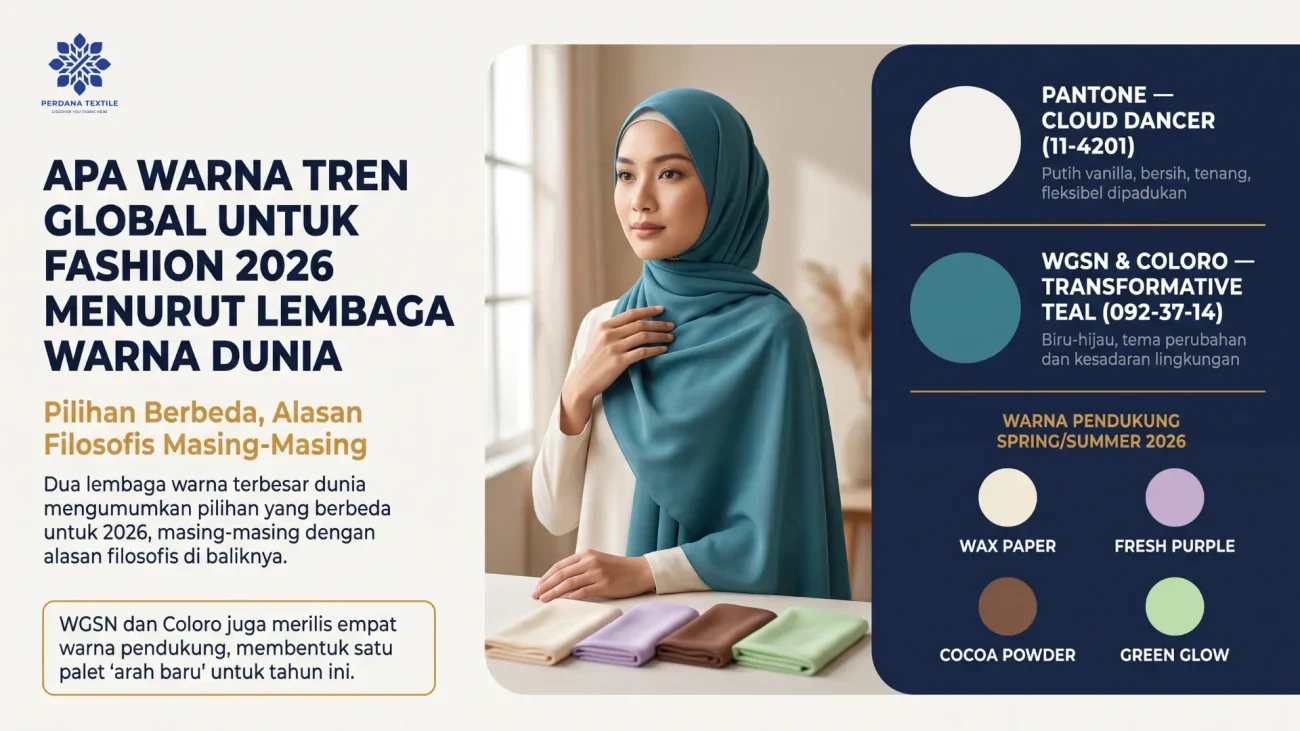 Apa Warna Tren Global untuk Fashion 2026 Menurut Lembaga Warna Dunia