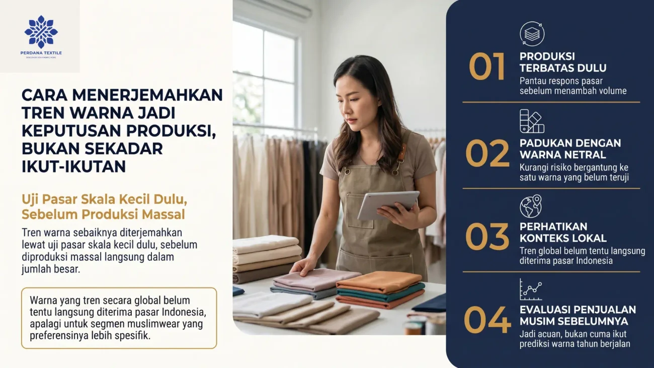 Cara Menerjemahkan Tren Warna Jadi Keputusan Produksi, Bukan Sekadar Ikut-ikutan
