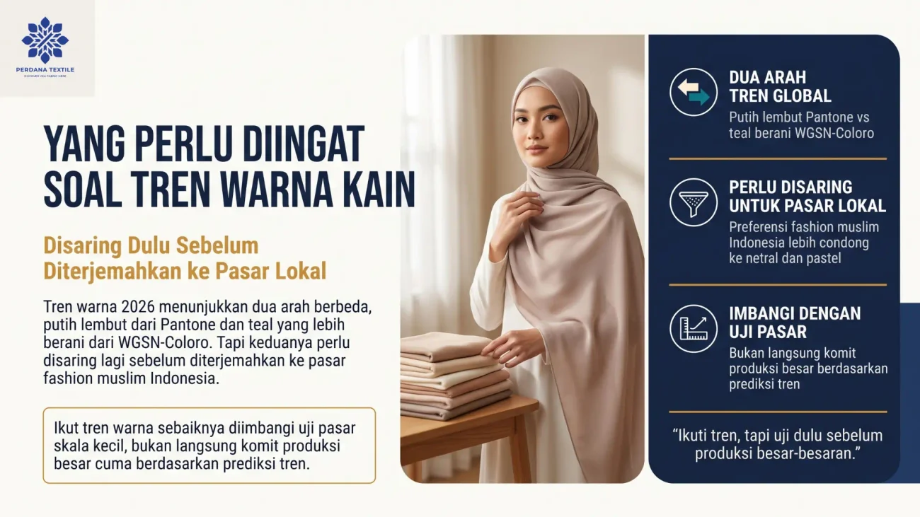 Yang Perlu Diingat Soal Tren Warna Kain