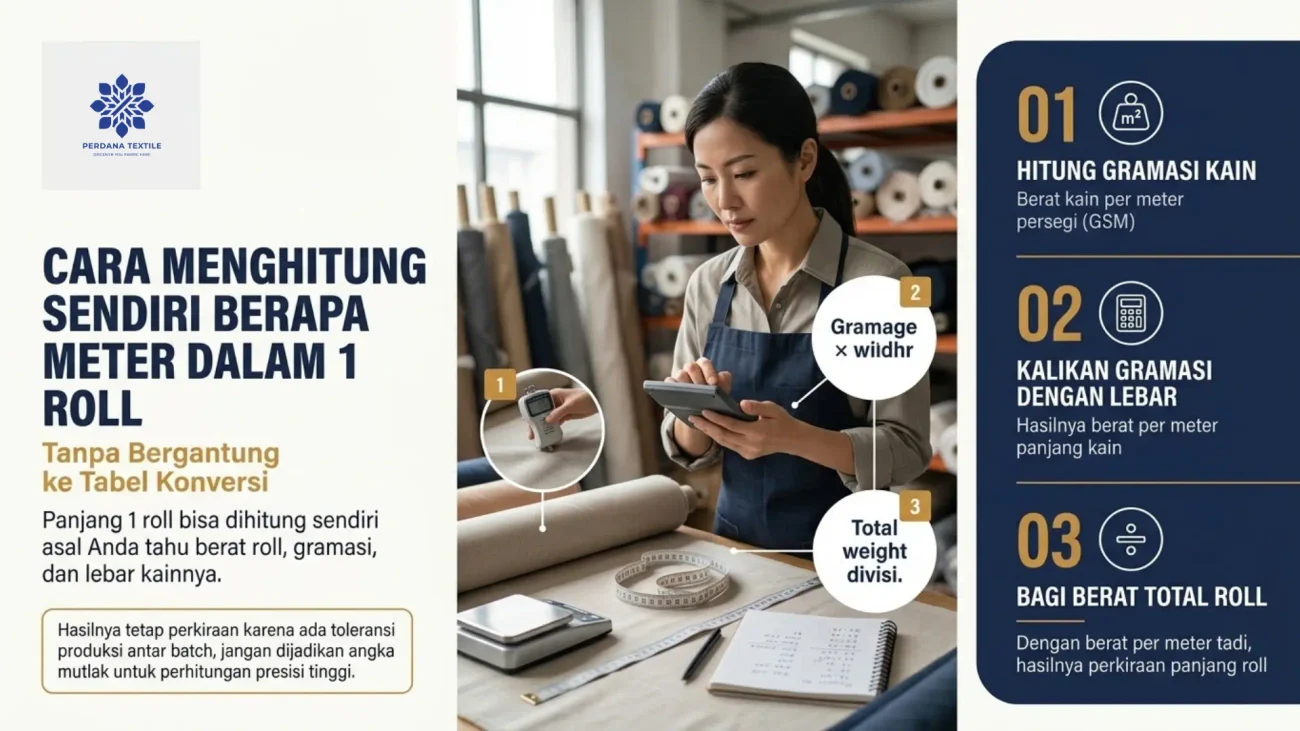 Cara Menghitung Sendiri Berapa Meter dalam 1 Roll