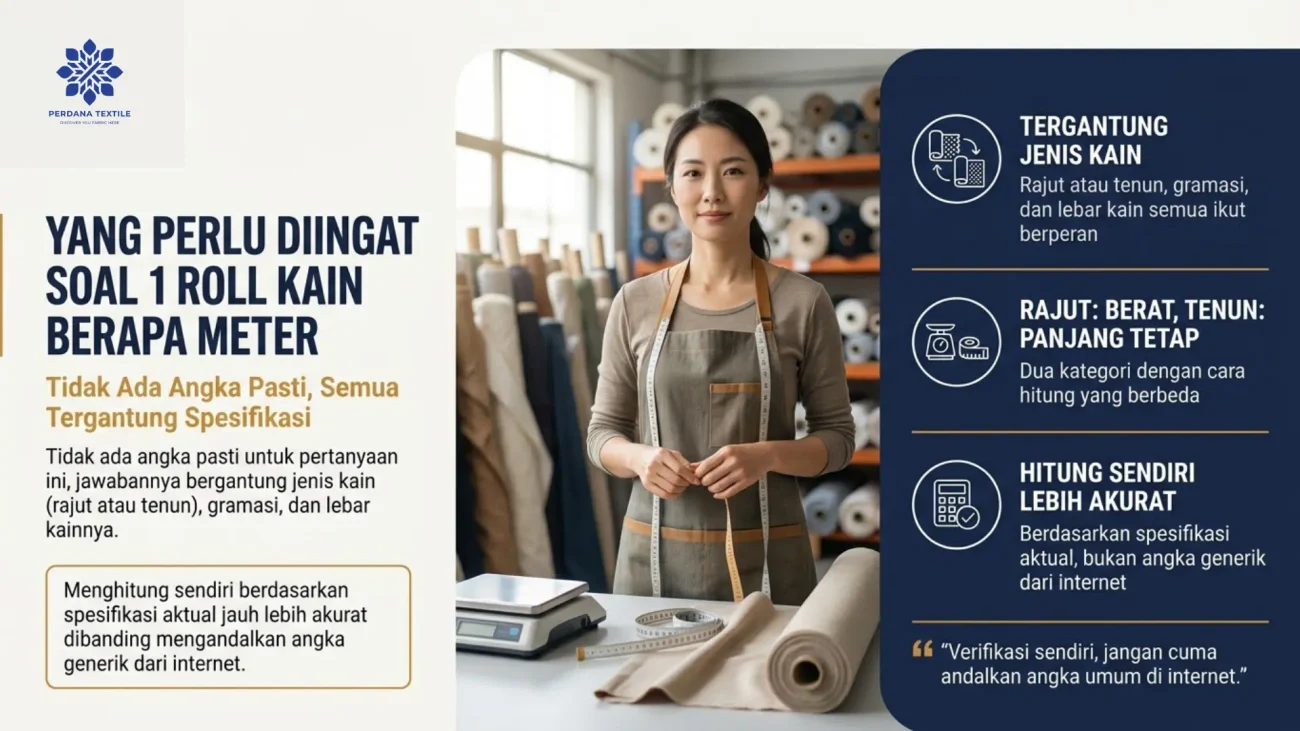 Yang Perlu Diingat Soal 1 Roll Kain Berapa Meter