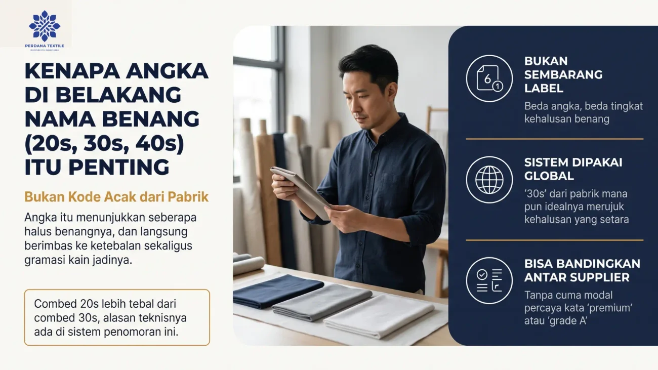 Kenapa Angka di Belakang Nama Benang (20s, 30s, 40s) Itu Penting