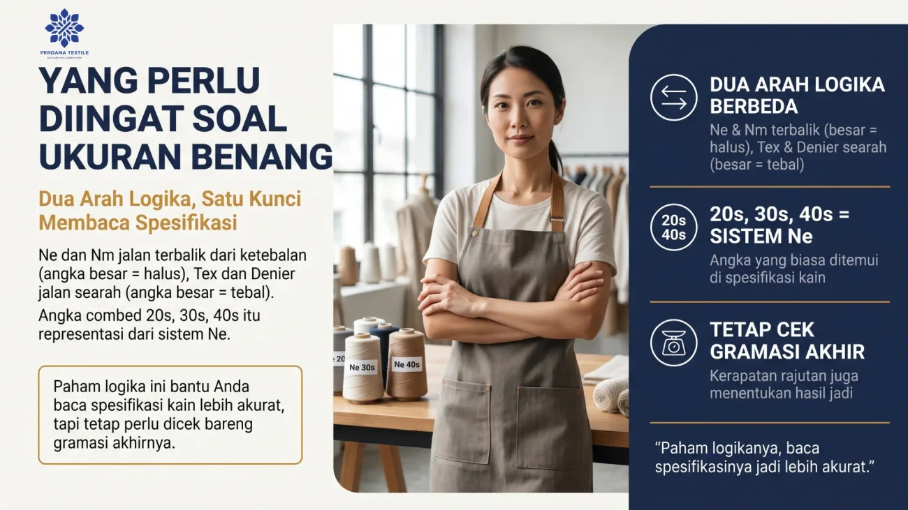 Yang Perlu Diingat Soal Ukuran Benang