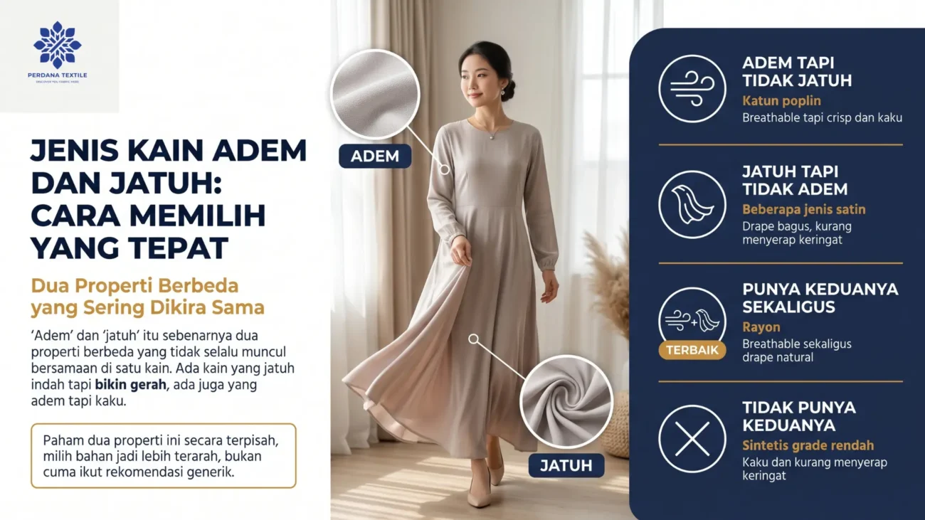 Jenis Kain Adem dan Jatuh