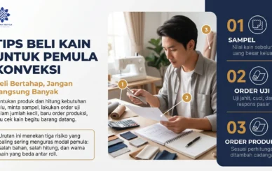Tips Beli Kain untuk Pemula Konveksi