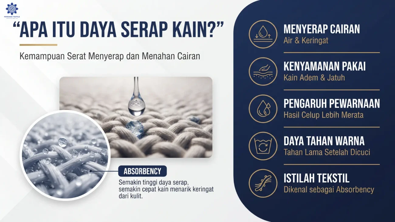 Apa Itu Daya Serap Kain?