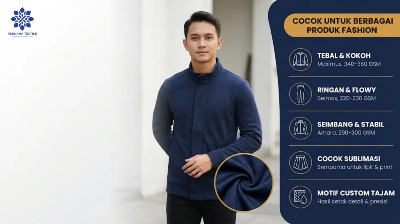 Kain Polyester Spandex