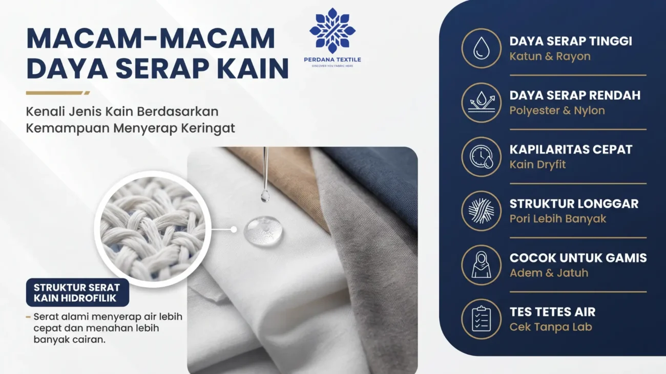 Macam-Macam Daya Serap Kain