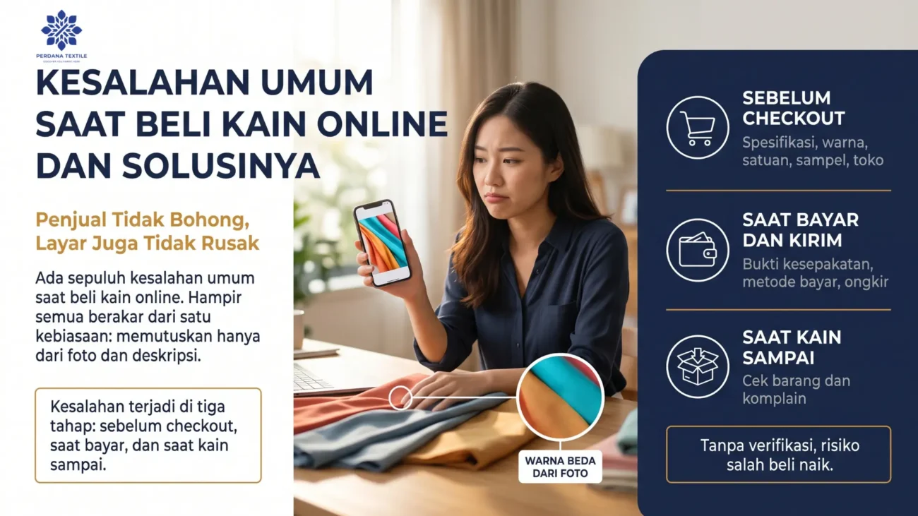 Kesalahan Umum saat Beli Kain Online