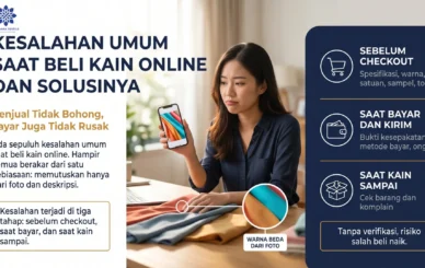 Kesalahan Umum saat Beli Kain Online