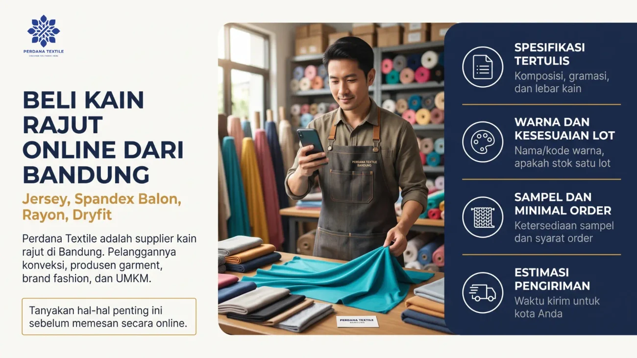 Beli Kain Rajut Online dari Bandung