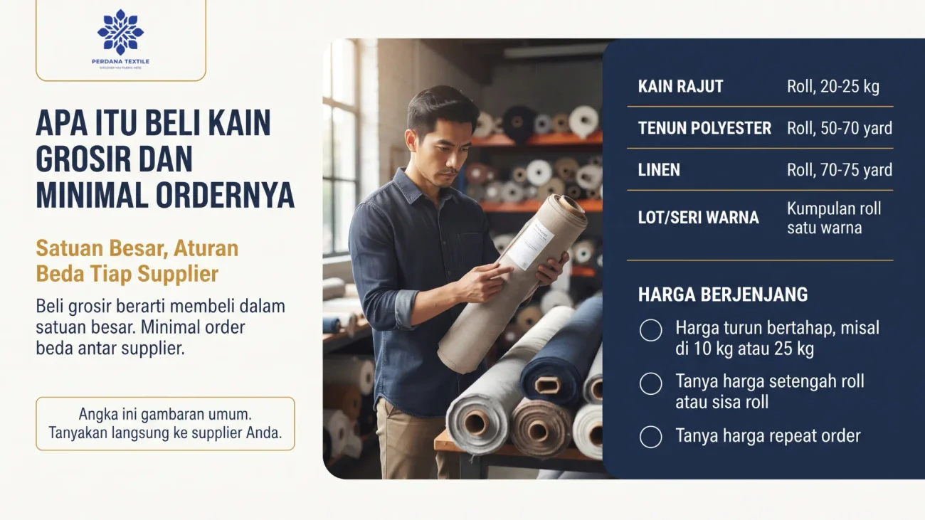 Apa Itu Beli Kain Grosir dan Berapa Minimal Ordernya
