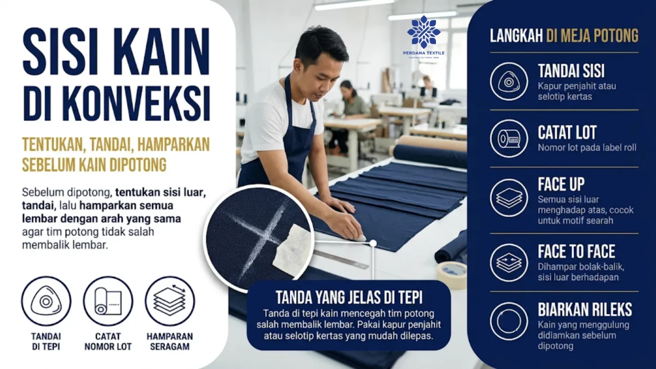Cara Mengetahui Sisi Kain untuk Dijahit di Konveksi