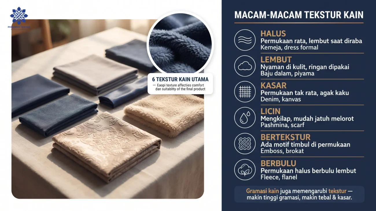 Macam-Macam Tekstur Kain yang Perlu Diketahui