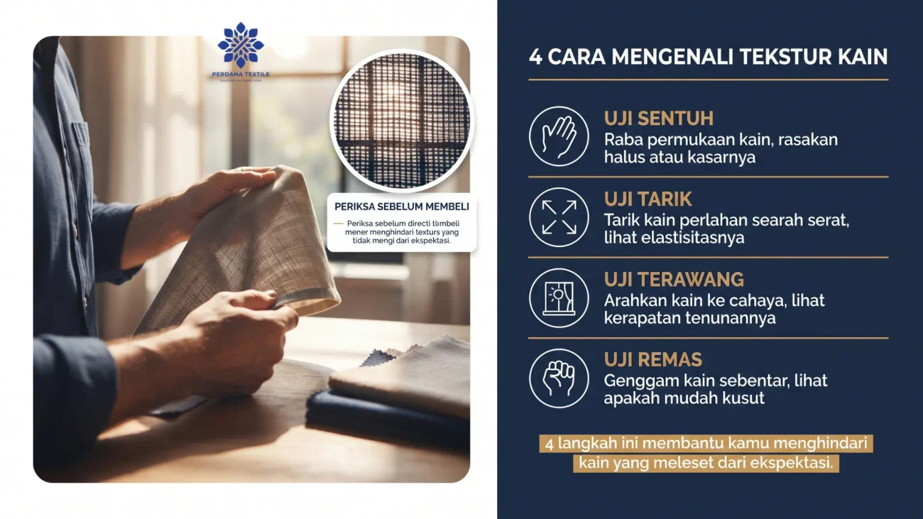 Cara Mengenali Tekstur Kain Sebelum Membeli