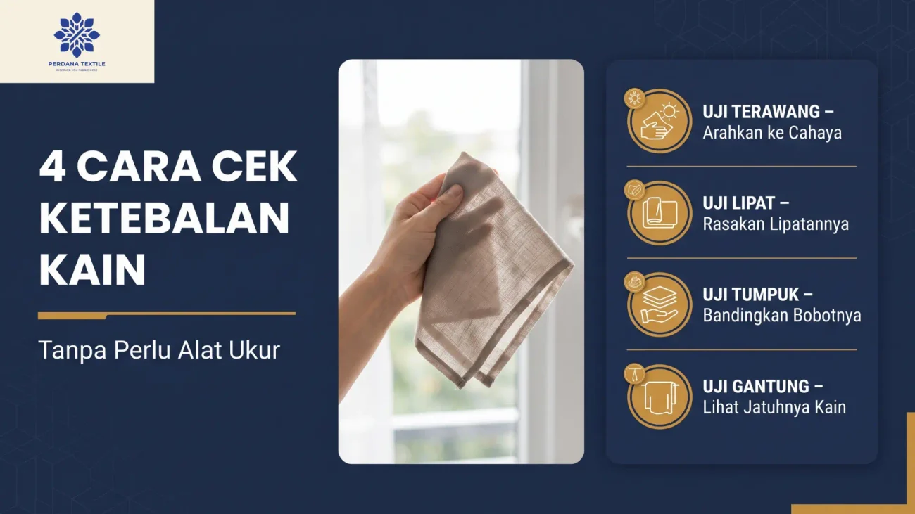 Cara Mengetahui Ketebalan Kain