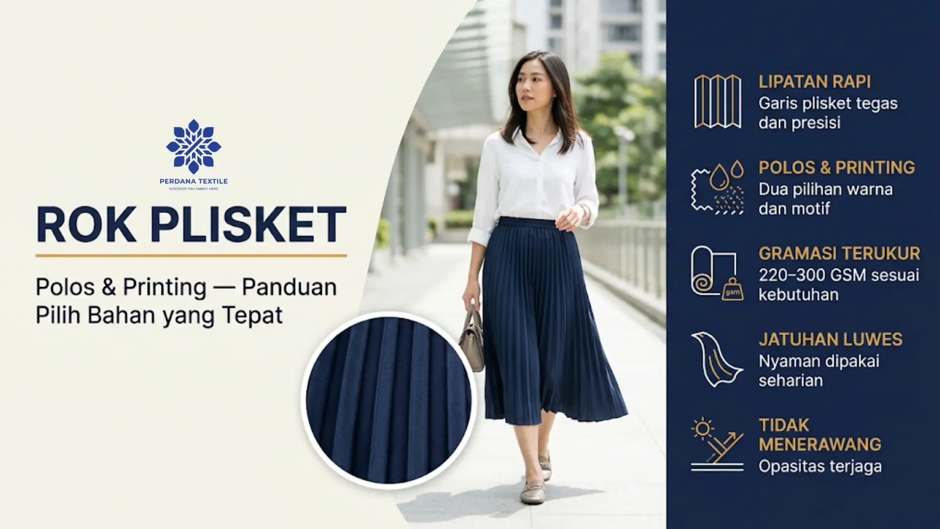 Kain Rok Plisket