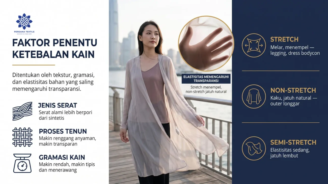 Faktor yang Menentukan Tingkat Ketebalan Kain