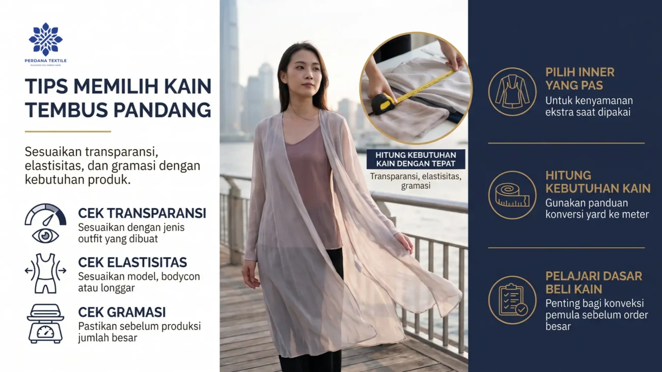 Tips Memilih Kain Tembus Pandang Sesuai Kebutuhan