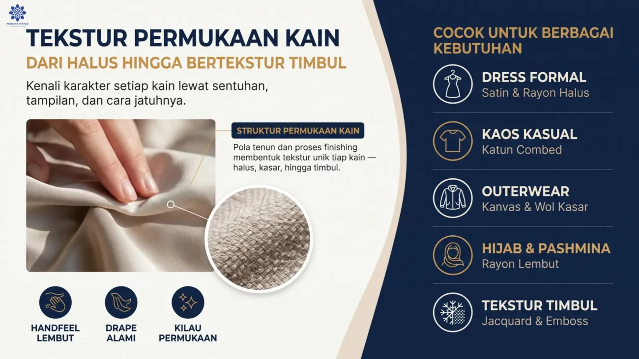 Macam-Macam Permukaan Kain