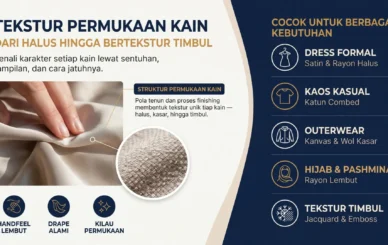 Macam-Macam Permukaan Kain