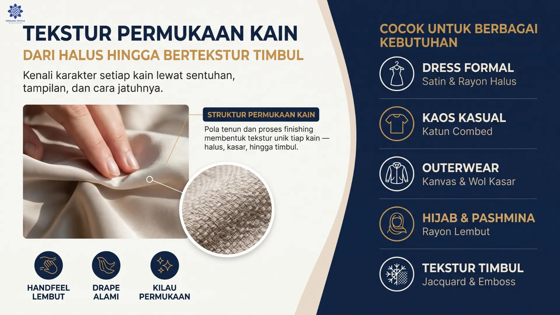 Macam-Macam Permukaan Kain