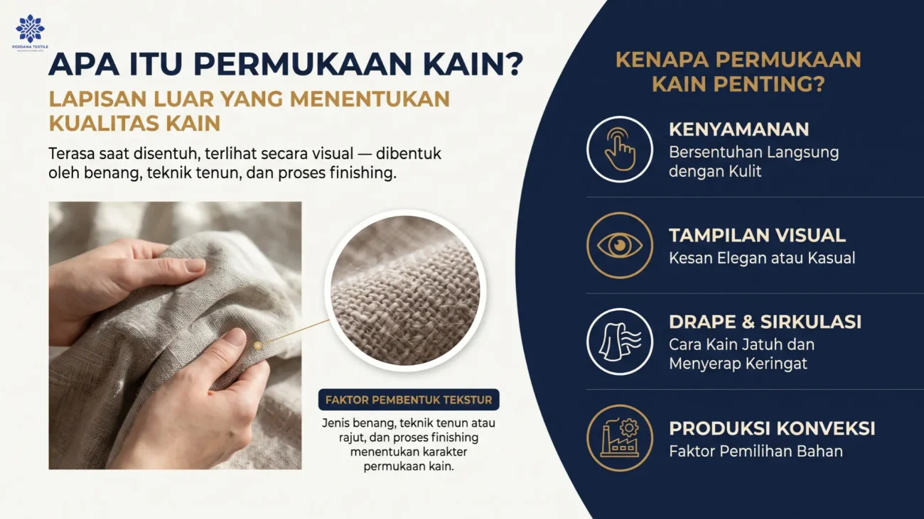 Apa Itu Permukaan Kain dan Kenapa Penting Diketahui?