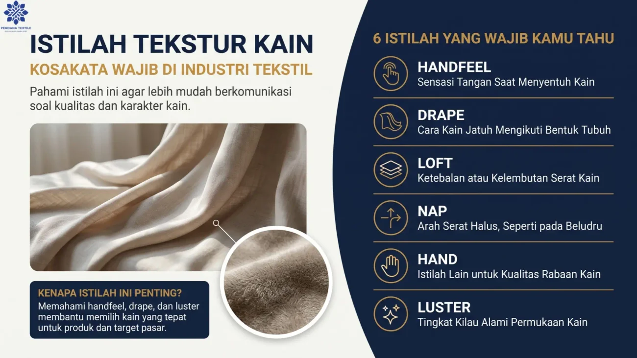 Istilah Tekstur Kain yang Wajib Kamu Tahu